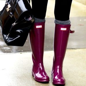 Hunter Boots Purple Violet